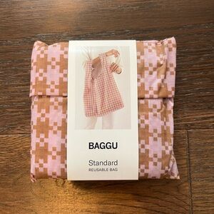 COPY - Baggu Standard Bag - Rose Pixel Gingham